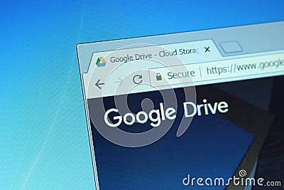 Google Drive software Editorial Stock Photo