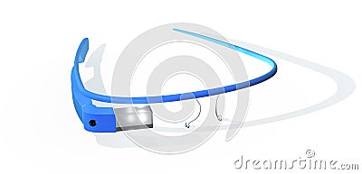 Google glass Stock Photo