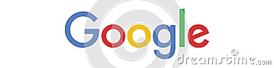 Google inscription background. Editorial image. Vector Editorial Stock Photo