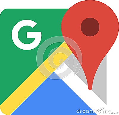 Google Map navigation icon, GPS icon, Location tracking Navigation icon Vector Illustration