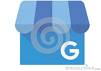 Google My Business Logo Editorial Stock Photo