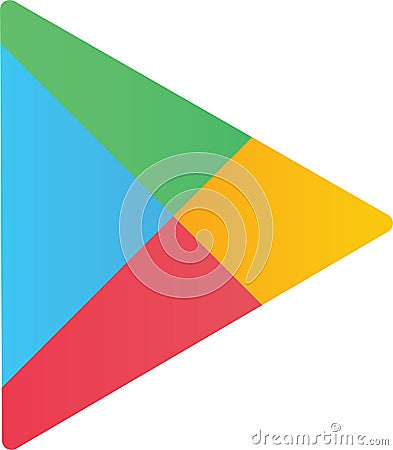 Editorial - Google Play logo Editorial Stock Photo