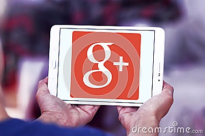 Google Plus logo Editorial Stock Photo