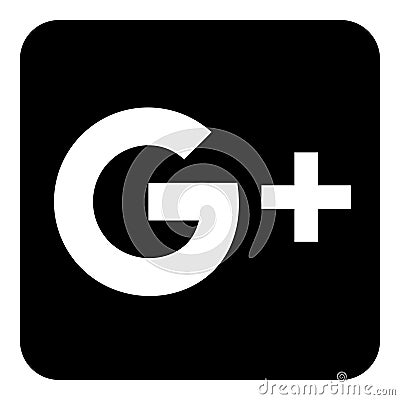 Google Plus logo icon Vector Illustration