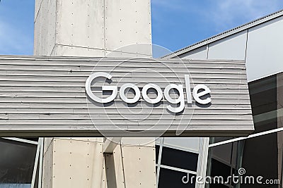 Google sign in Mountain view Editorial Stock Photo