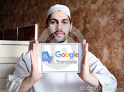 Google Translate logo Editorial Stock Photo