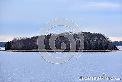 Goose Island, J Percy Priest Lake, Nashville, Tennessee Stock Photo