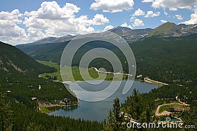 Goose Pasture Tarn Stock Photo