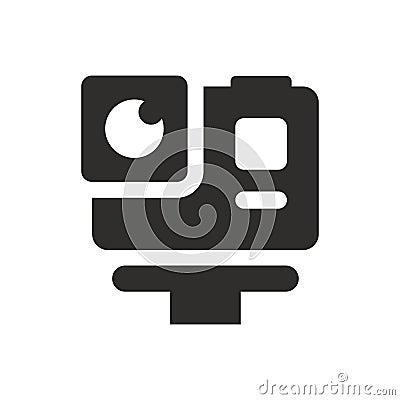 Gopro camera icon Vector Illustration