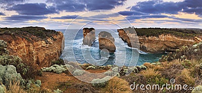 GOR Loch Ard Gorge 2 Rocks Stock Photo