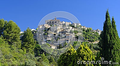 Gordes commune in Provence Stock Photo