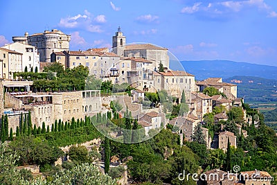 Gordes, a medieval hilltop town in Provence, France Stock Photo