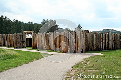 Gordon Stockade Stock Photo