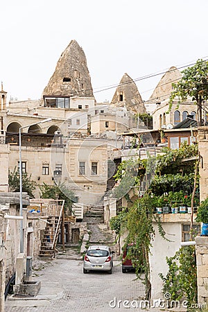 Goreme cave city Editorial Stock Photo