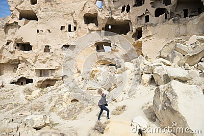 Goreme cave city Editorial Stock Photo