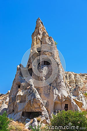 Goreme cave city in Cappadocia Turkey Stock Photo