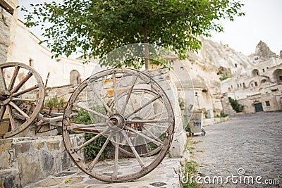 Goreme cave city Stock Photo