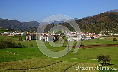Gorenja vas / Gorenja village, Slovenia Stock Photo
