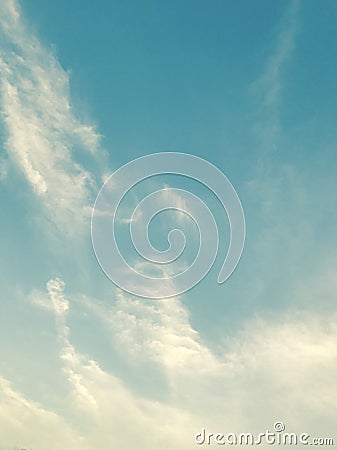 Gorgeous abstract clouds Stock Photo