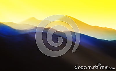 Gorgeous abstract sunset Stock Photo