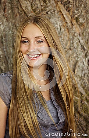 Gorgeous Blond Teen Stock Photo