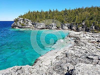 Bruce peninsula national park Stock Photo