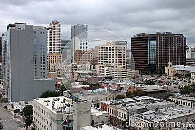 Gorgeous skyline with tall and short business and apartment complexes, Austin, Texas, 2018 Editorial Stock Photo