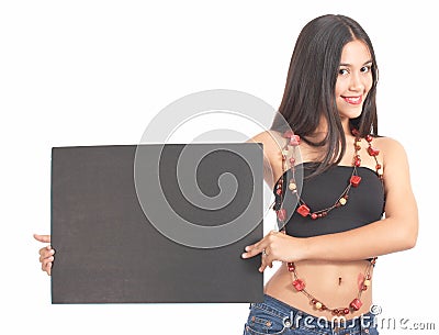 Gorgeous slim girl Stock Photo