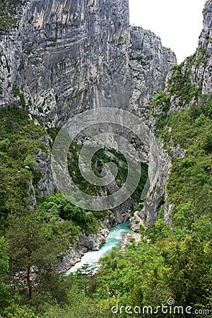 Gorges du Verdon Stock Photo