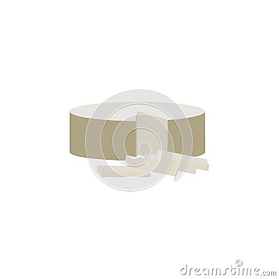 gorgonzola cheese colored icon. Signs and symbols can be used for web, logo, mobile app, UI, UX Stock Photo