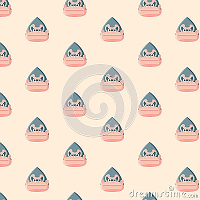 Gorilla seamless pattern. Vector Illustration