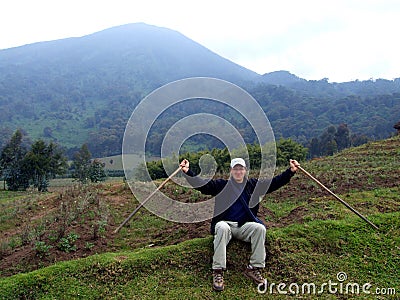 Gorilla Trek Stock Photo