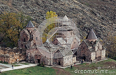 Goshavank monastery Editorial Stock Photo