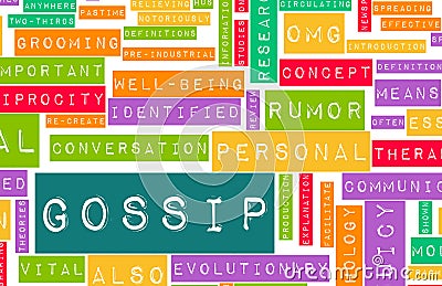 Gossip Stock Photo