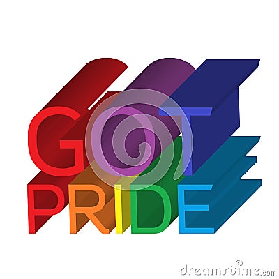 Got Pride Banner Vector Illustration