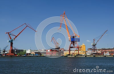 Gothenburg docks Editorial Stock Photo