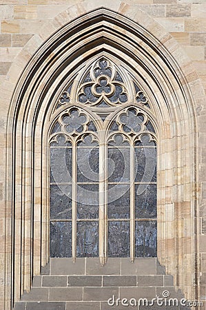 Gothic arch Stock Photo