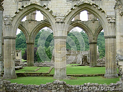 Gothic arches Stock Photo