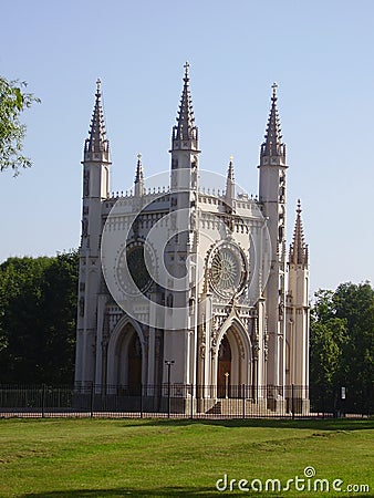 Gothic chapel Stock Photo