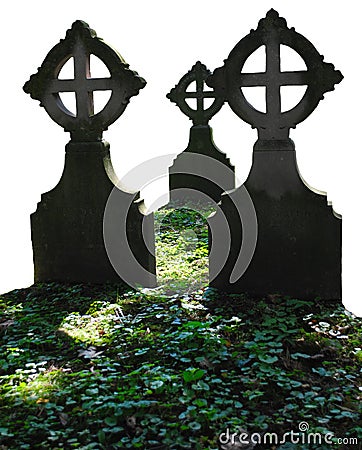 Gothic Crosses Stock Photo