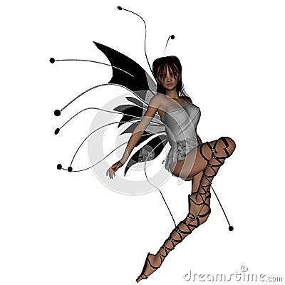 Gothic Fairy Vector Illustration