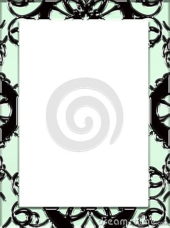 Gothic frame Stock Photo