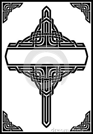 Gothic frame Vector Illustration