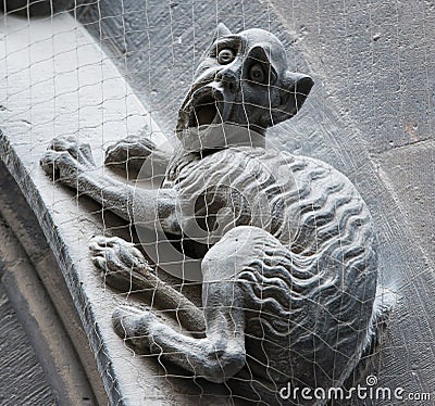 Gothic gargoyle Stock Photo