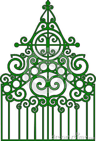 Gothic gate Stock Photo