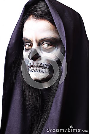 Gothic portrait of dead woman Stock Photo