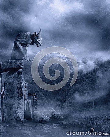 Gothic scenery 11 Stock Photo