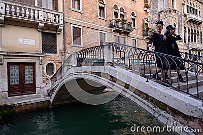 Gothic style in Venice Editorial Stock Photo