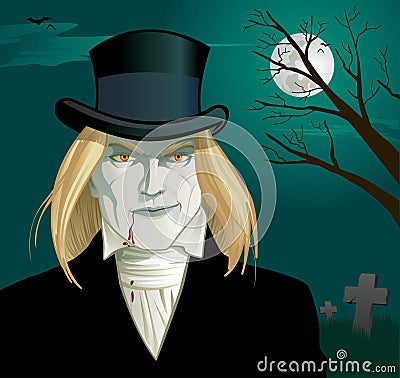 Gothic Vampire Stock Photo