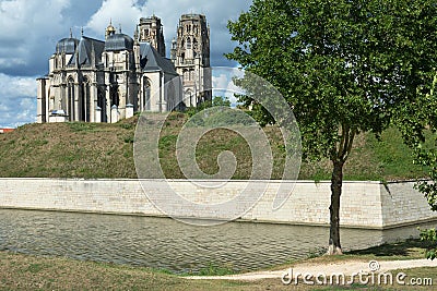 Cathedral in Toul, France Stock Photo